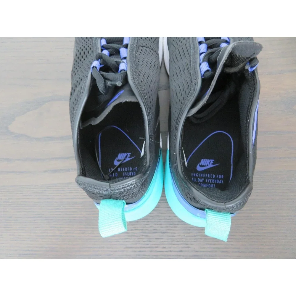 Nike Air Max Motion 2 Shoes Womens 9 Black Teal Running Sneakers CK1676-300